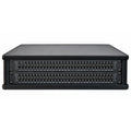 2U 19" Pro Audio Rack Made from Black Hacienda Laminate Wood