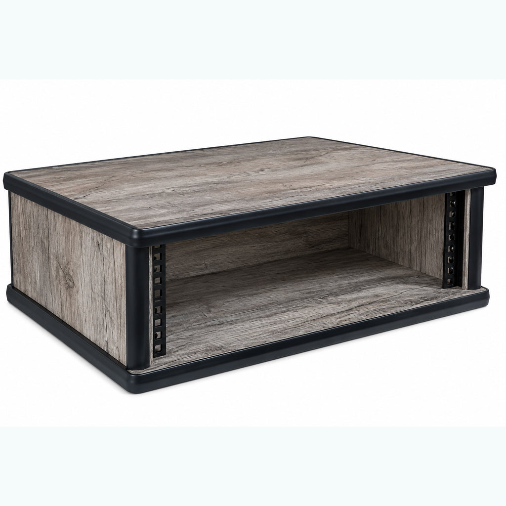 3U 19" Pro Audio Rack Made from Santa De Oak Laminate Wood