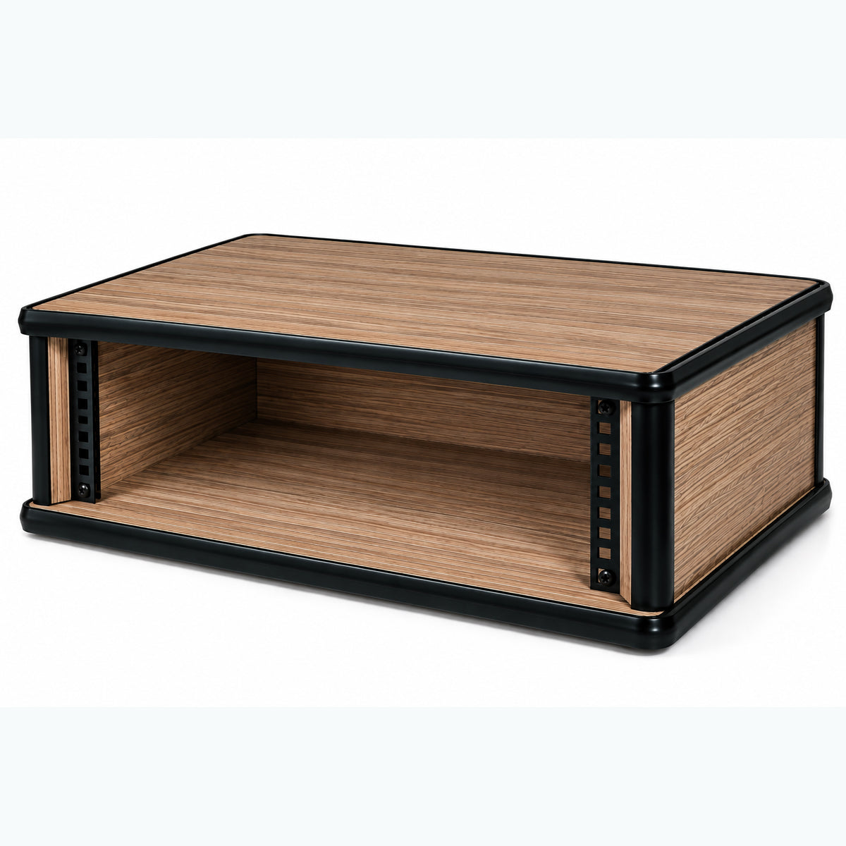 3U 19" Pro Audio Rack Made from Driftwood Laminate Wood