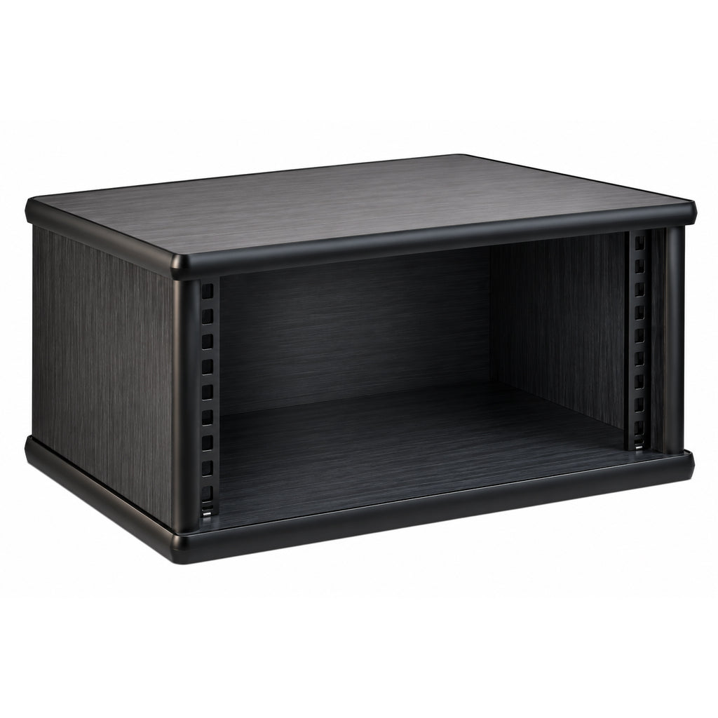4U 19" Pro Audio Rack Made from Black Hacienda Laminate Wood
