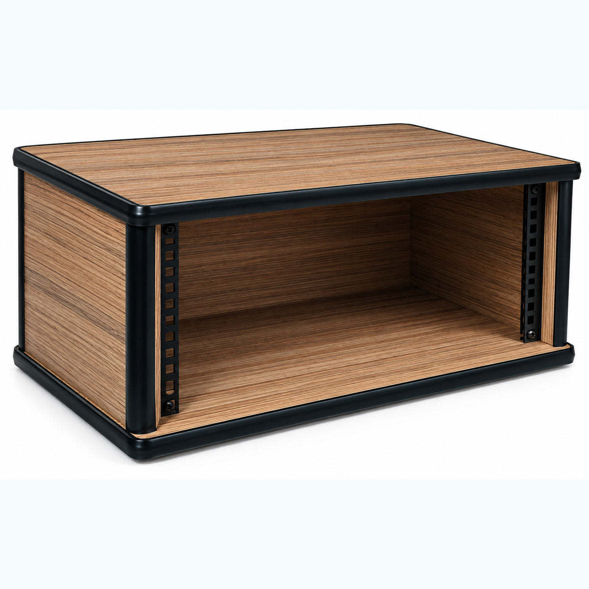 4U 19" Pro Audio Rack Made from Driftwood Laminate Wood