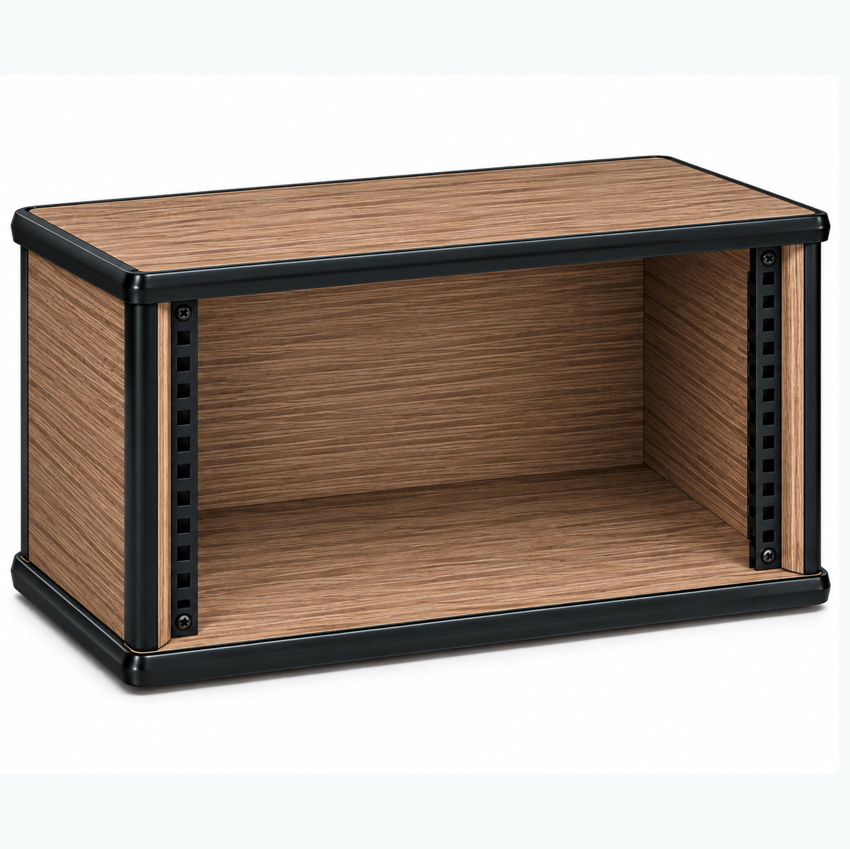 6U 19" Pro Audio Rack Made from Driftwood Laminate Wood