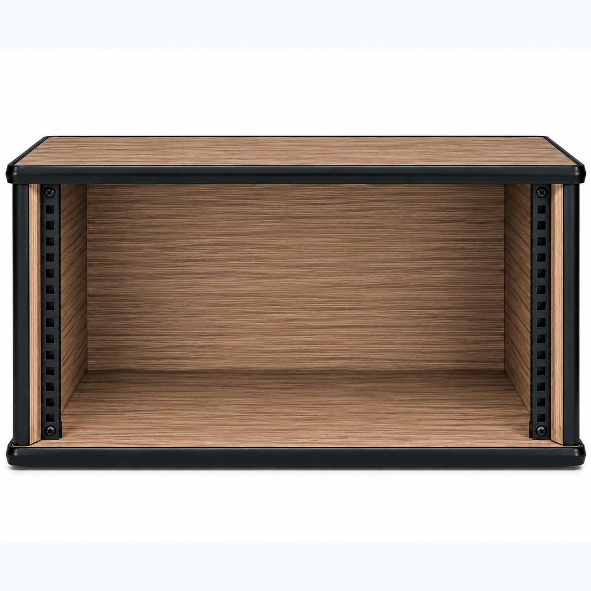 6U 19" Pro Audio Rack Made from Driftwood Laminate Wood