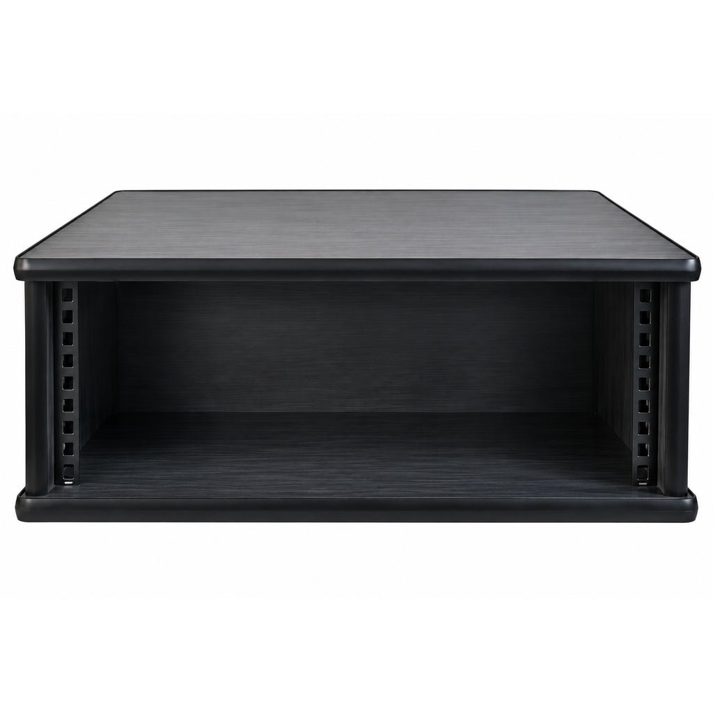 3U 19" Pro Audio Rack Made from Black Hacienda Laminate Wood