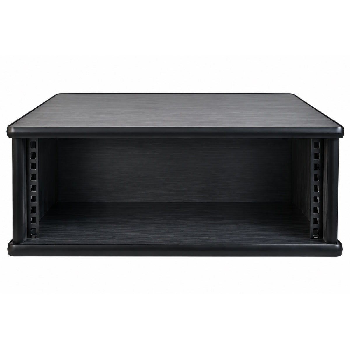 3U 19" Pro Audio Rack Made from Black Hacienda Laminate Wood