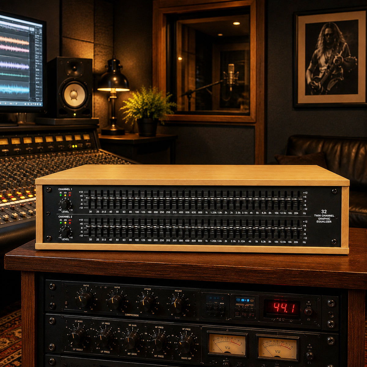 2U 19" Pro Audio Rack