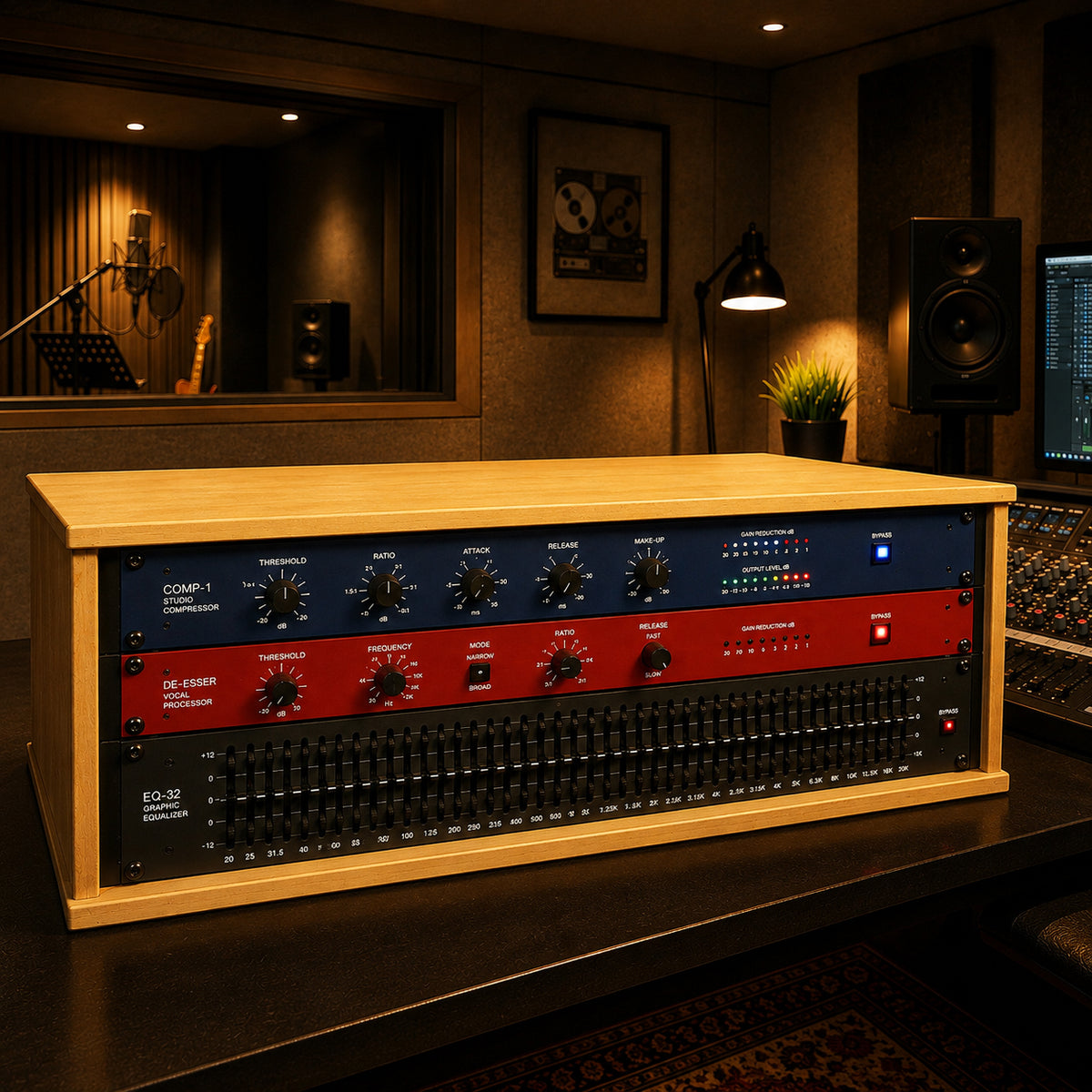 4U 19" Pro Audio Rack