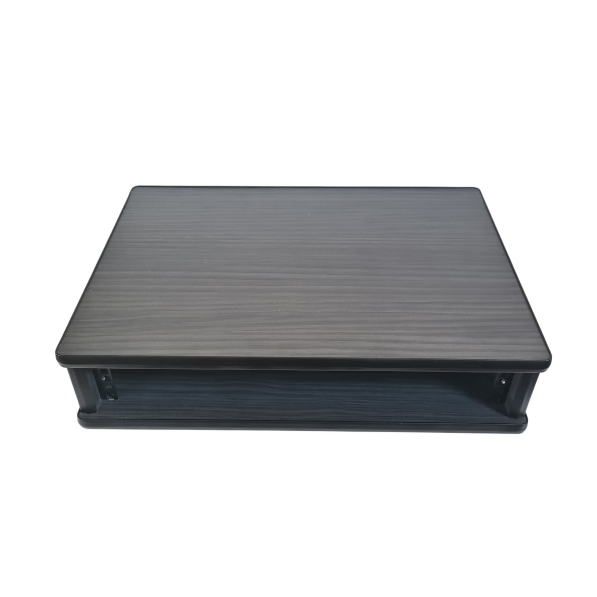 2U 19" Pro Audio Rack Made from Black Hacienda Laminate Wood